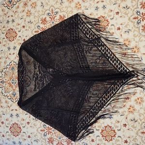 Beautiful Black Lace Shawl